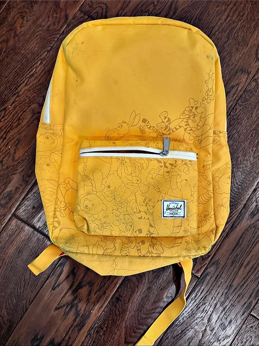 Herschel Yellow Winnie the Pooh  Print Backpack